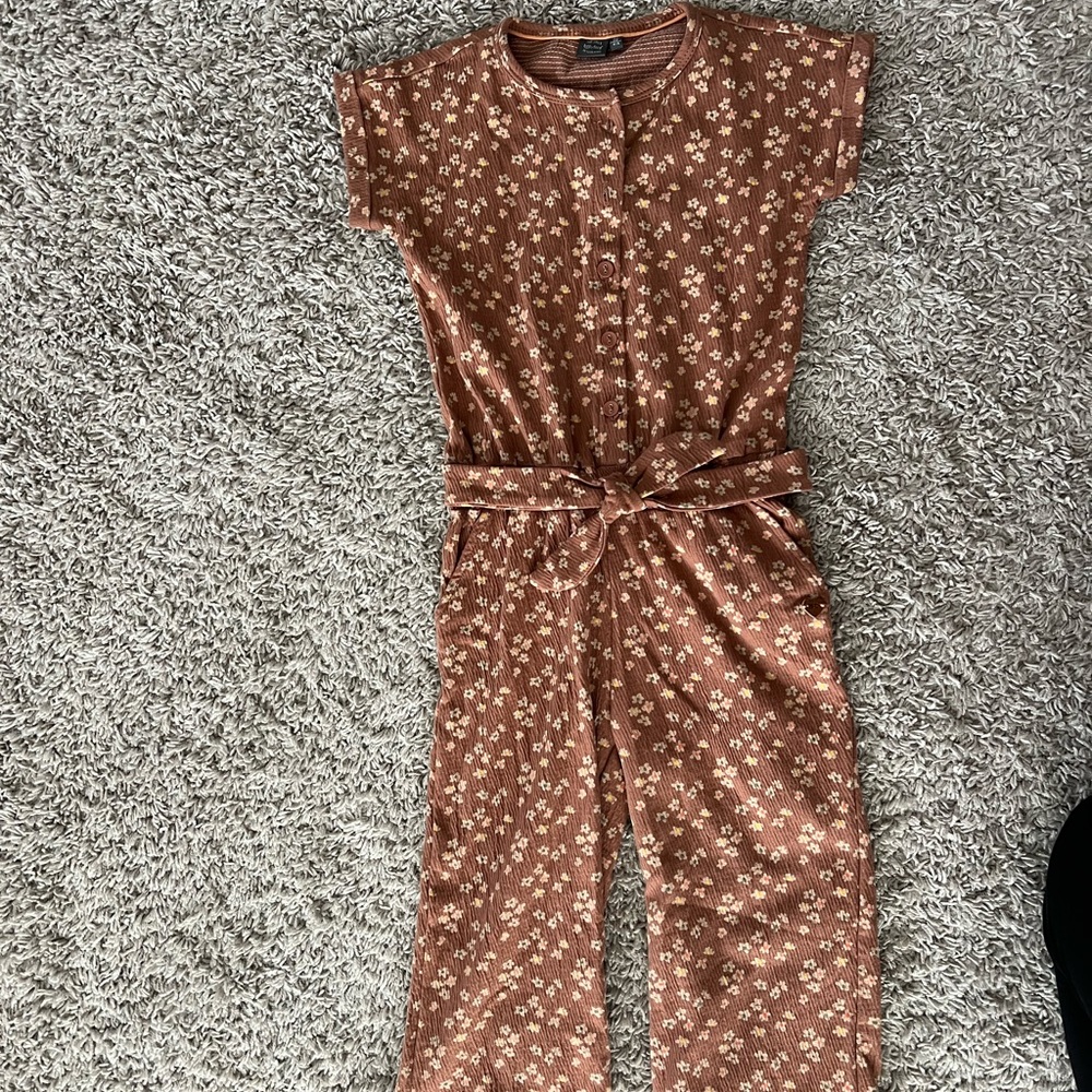 Spring Floral Kids Jumpsuit